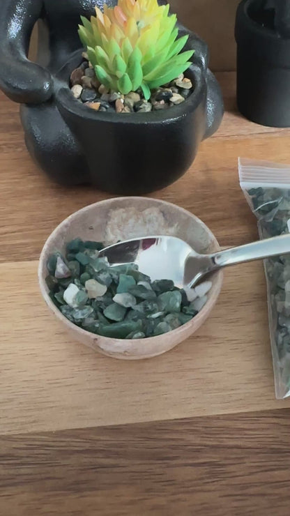 Moss Agate Chips 100g