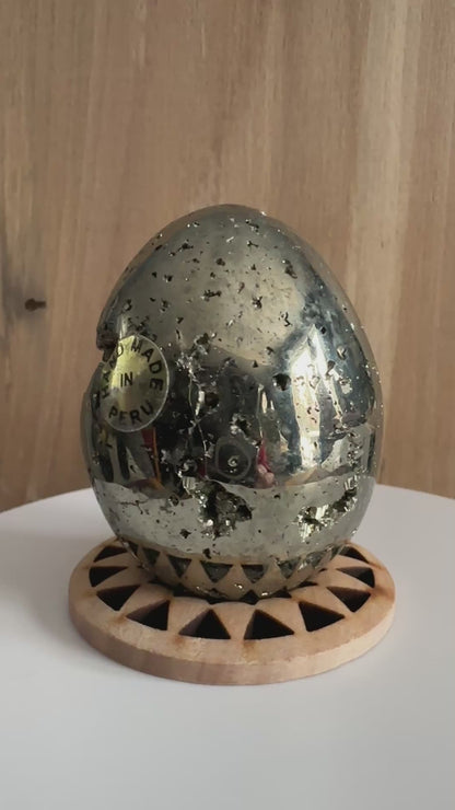 Pyrite Egg 218g
