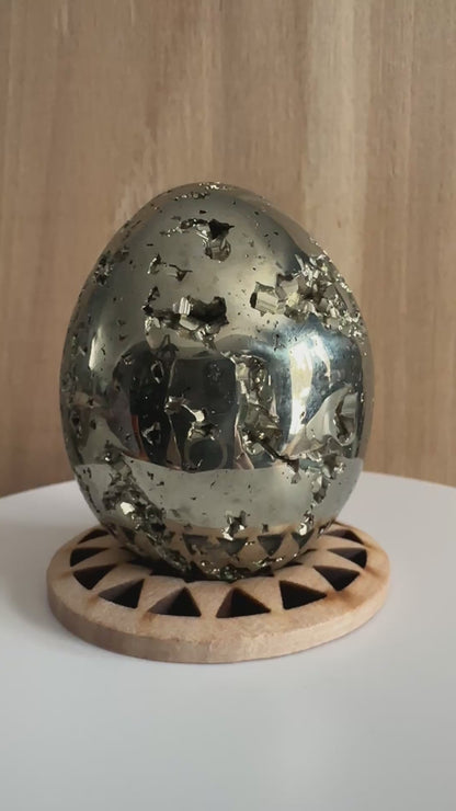 Pyrite Egg 218g
